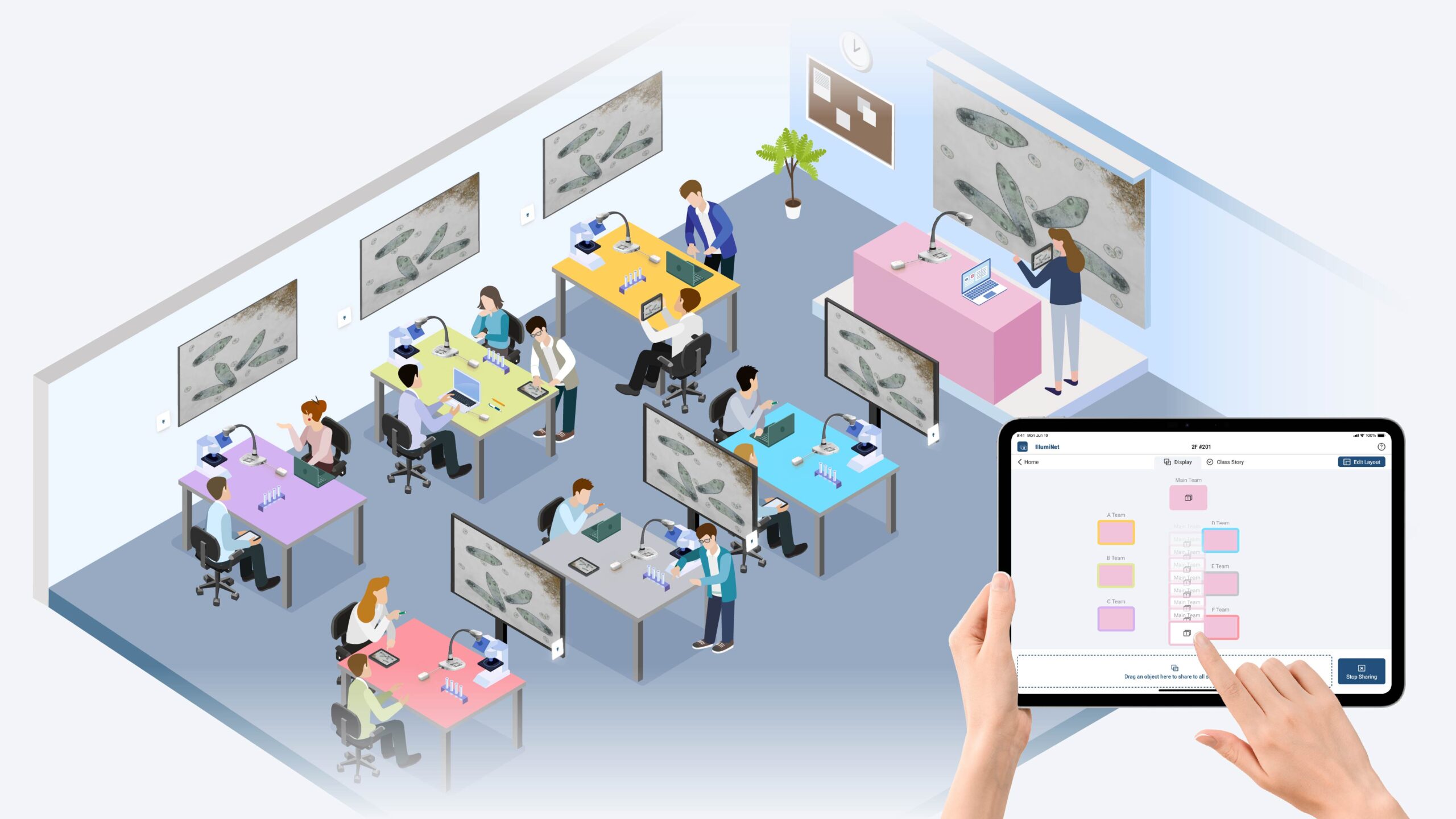 IllumiNet Landing Page Wirelessly Control Every Screen—Right from Your Tablet scaled