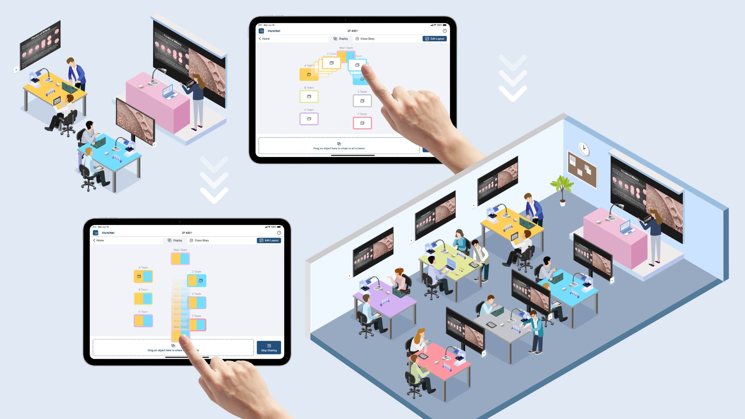 IllumiNet Landing Page Smart Screen Management scaled